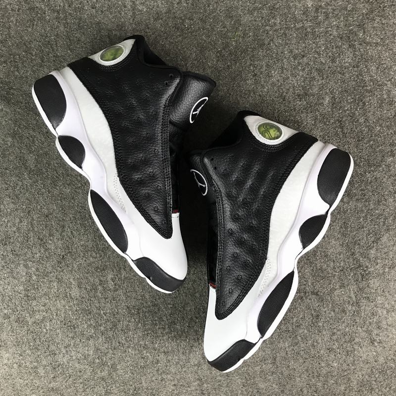 Air Jordan 13 GS Love & Respect Black White Shoes - Click Image to Close